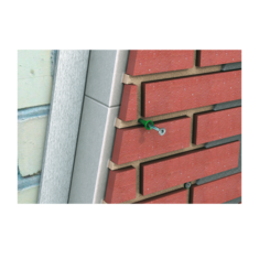 Fastening of brick slip systems